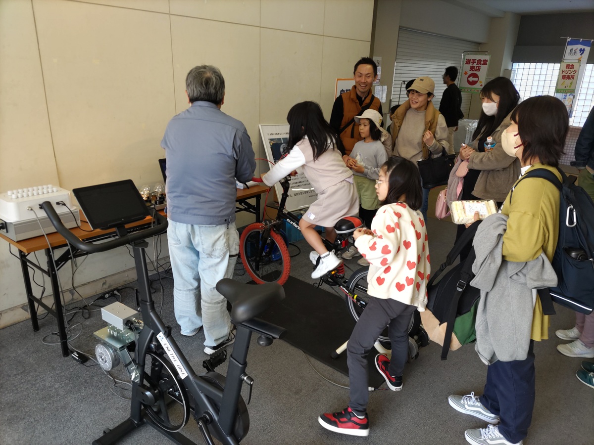 自転車とスカイ電子